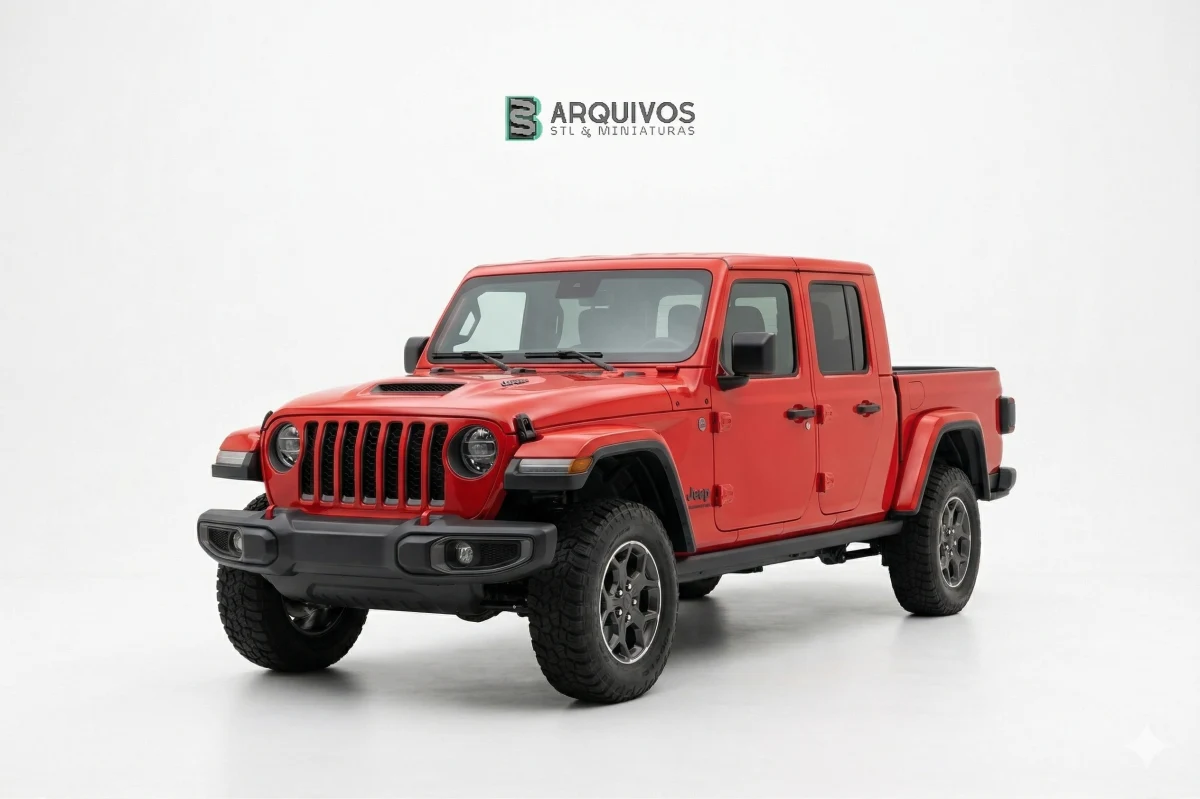 Modelo 3D STL - Jeep Rubicon Gladiator 2020